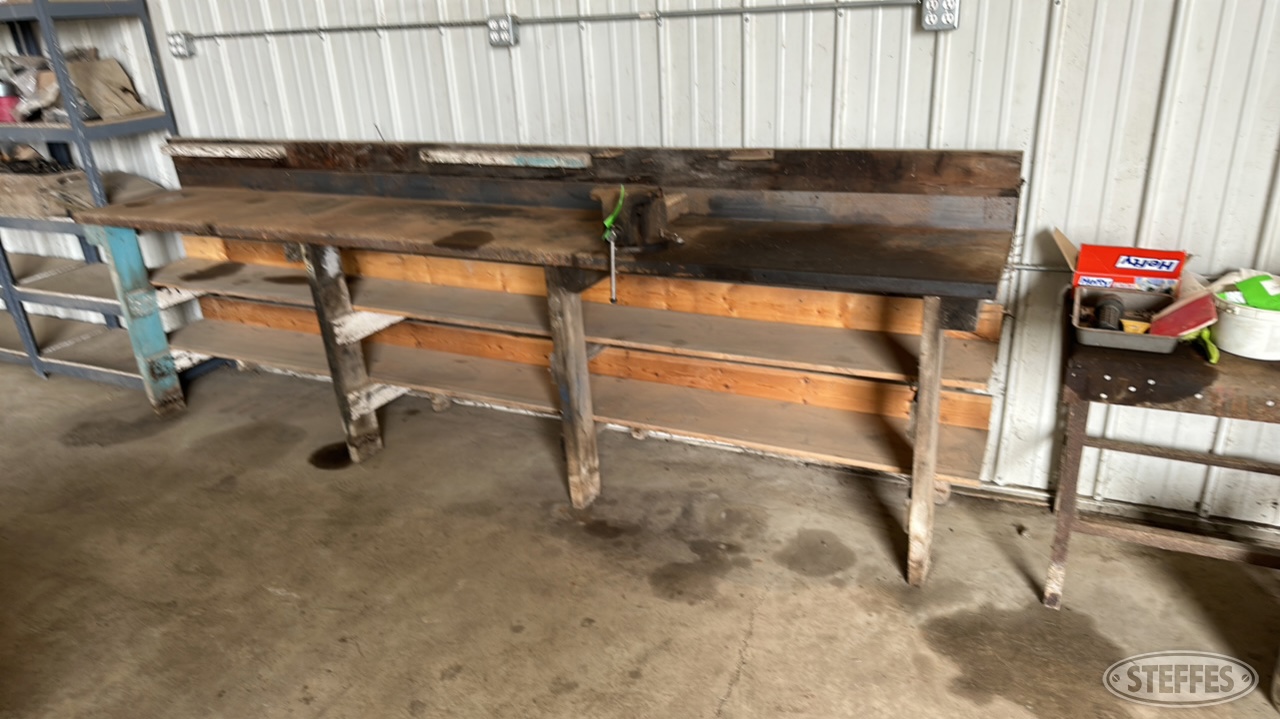 (2) Work benches